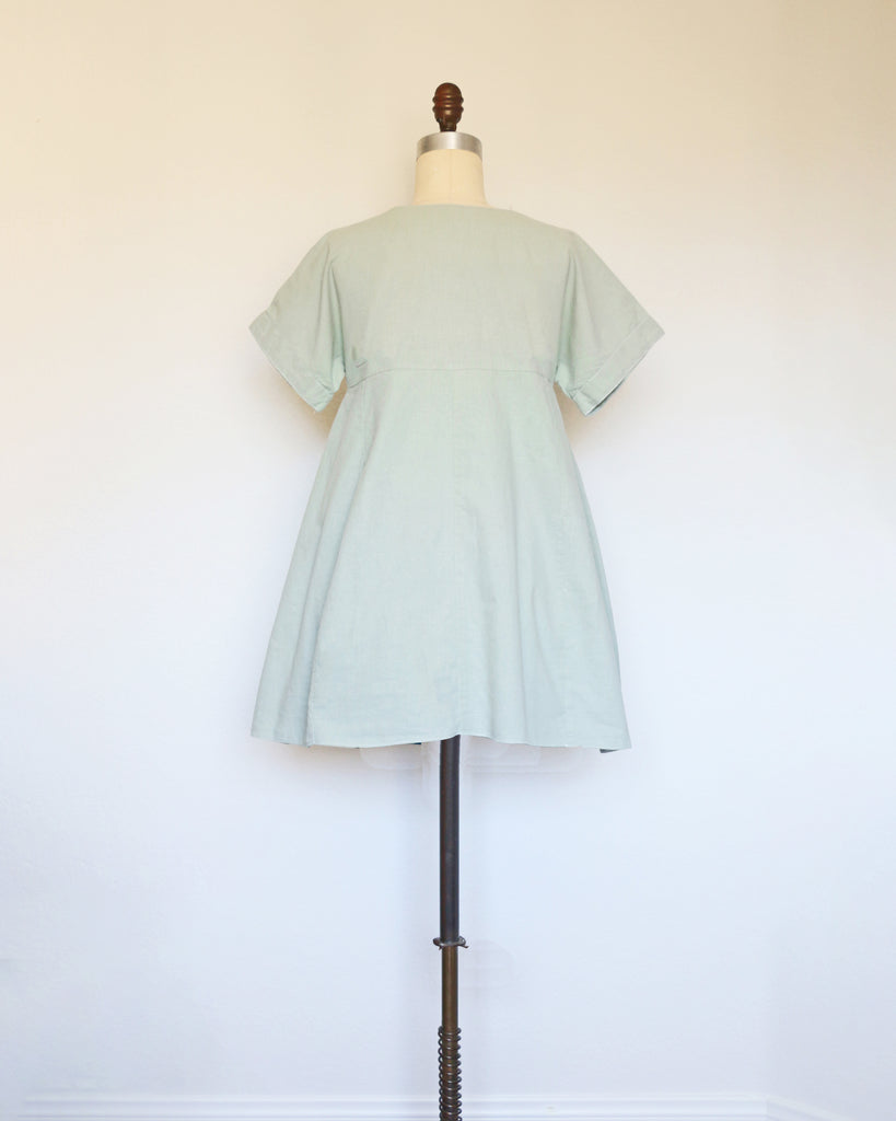 Linen Tunic Dress Linen Shirt Dress Handmade Clothing for Women